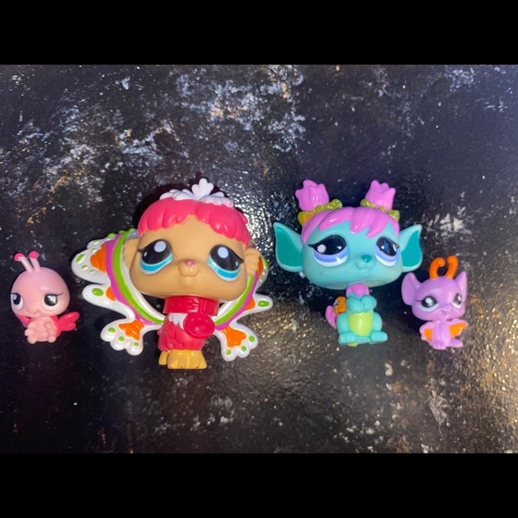 Littlest Pet Shop Fairies LPS bundle of 4 - Picture 7 of 11